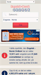 Mobile Screenshot of engelsknorskordbok.com